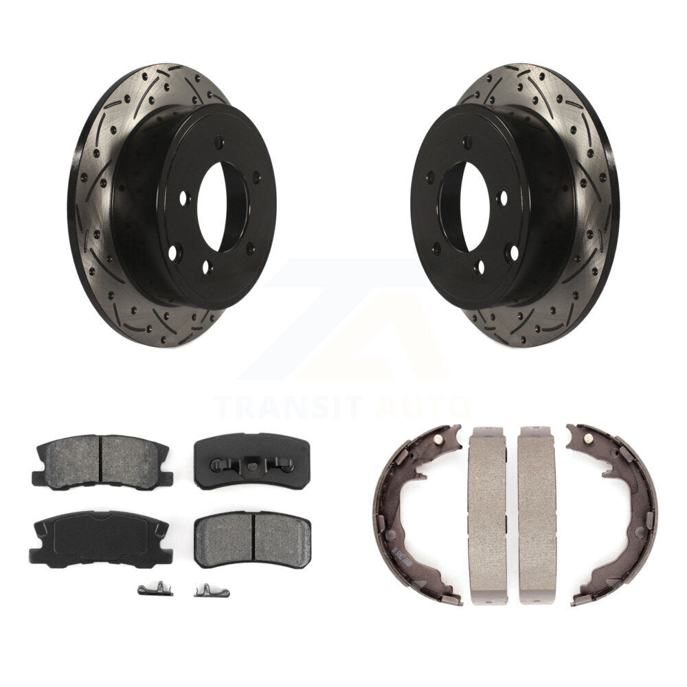 Transit Auto KDS-101792 Disc Brake Kit for 2014-2017 Jeep Compass, Jeep Patriot - Rear