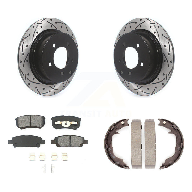Transit Auto KDS-101793 Disc Brake Kit for 2014-2017 Jeep Compass, Jeep Patriot - Rear