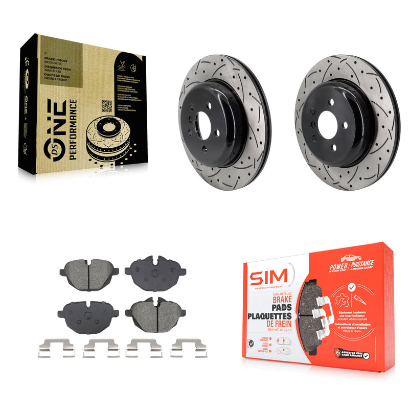 Transit Auto KDS-101797 Disc Brake Kit for 2022 BMW X3 - Rear
