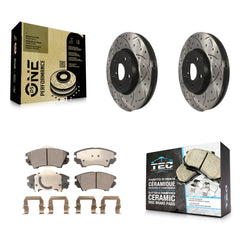 Transit Auto KDT-100006 Disc Brake Kit for 2010-2017 GMC Terrain, Chevrolet Camaro - Front