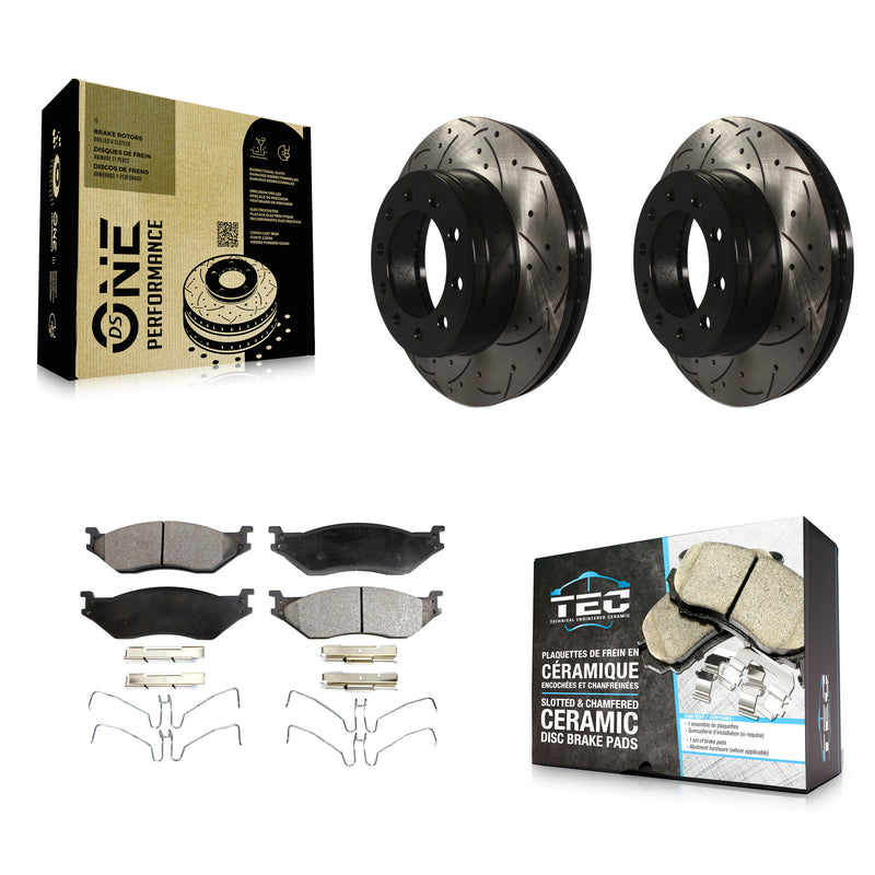 Transit Auto KDT-100020 Disc Brake Kit for 2005-2016 Ford F-450 Super Duty, International CF500 and More - Front