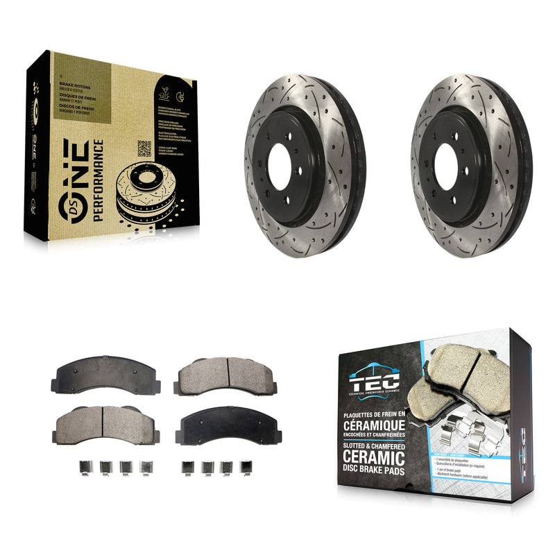 Transit Auto KDT-100025 Disc Brake Kit for 2010-2017 Ford F-150, Ford Expedition, Lincoln Navigator - Front
