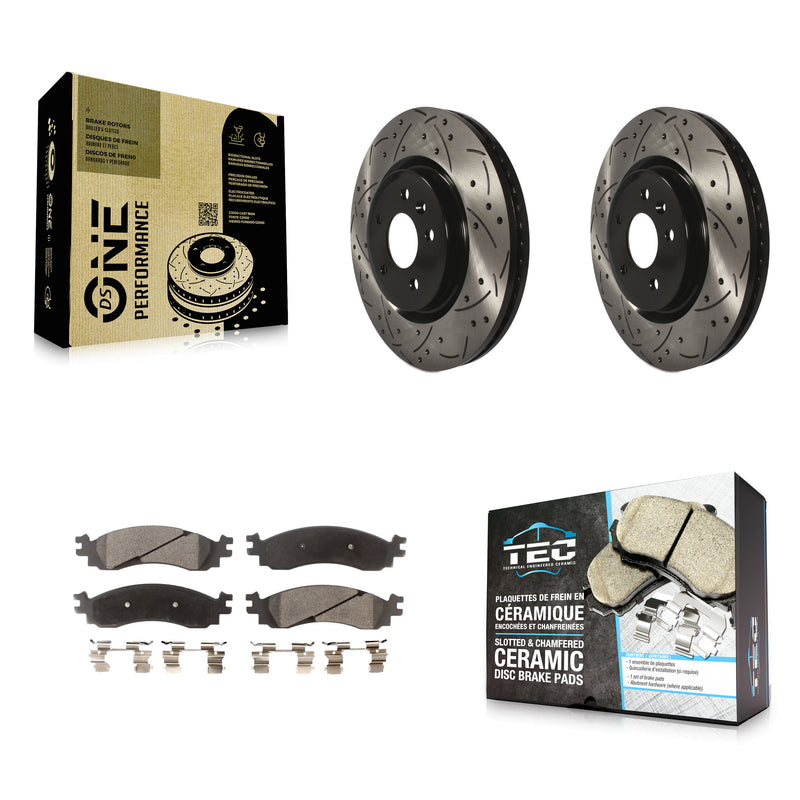 Transit Auto KDT-100026 Disc Brake Kit for 2010-2012 Ford Taurus - Front