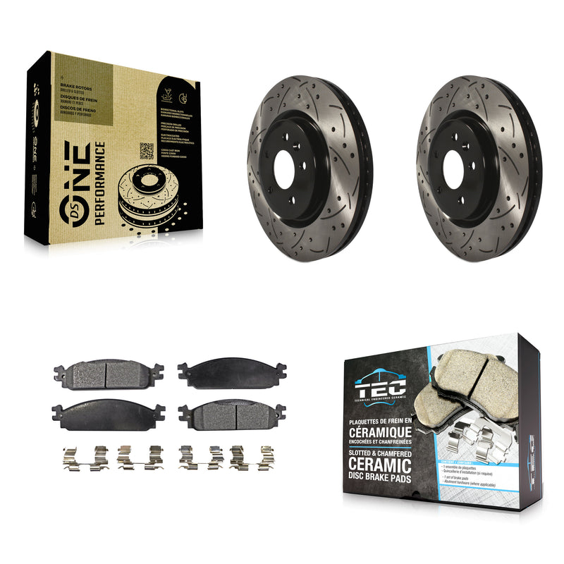 Transit Auto KDT-100027 Disc Brake Kit for 2009-2010 Lincoln MKS - Front