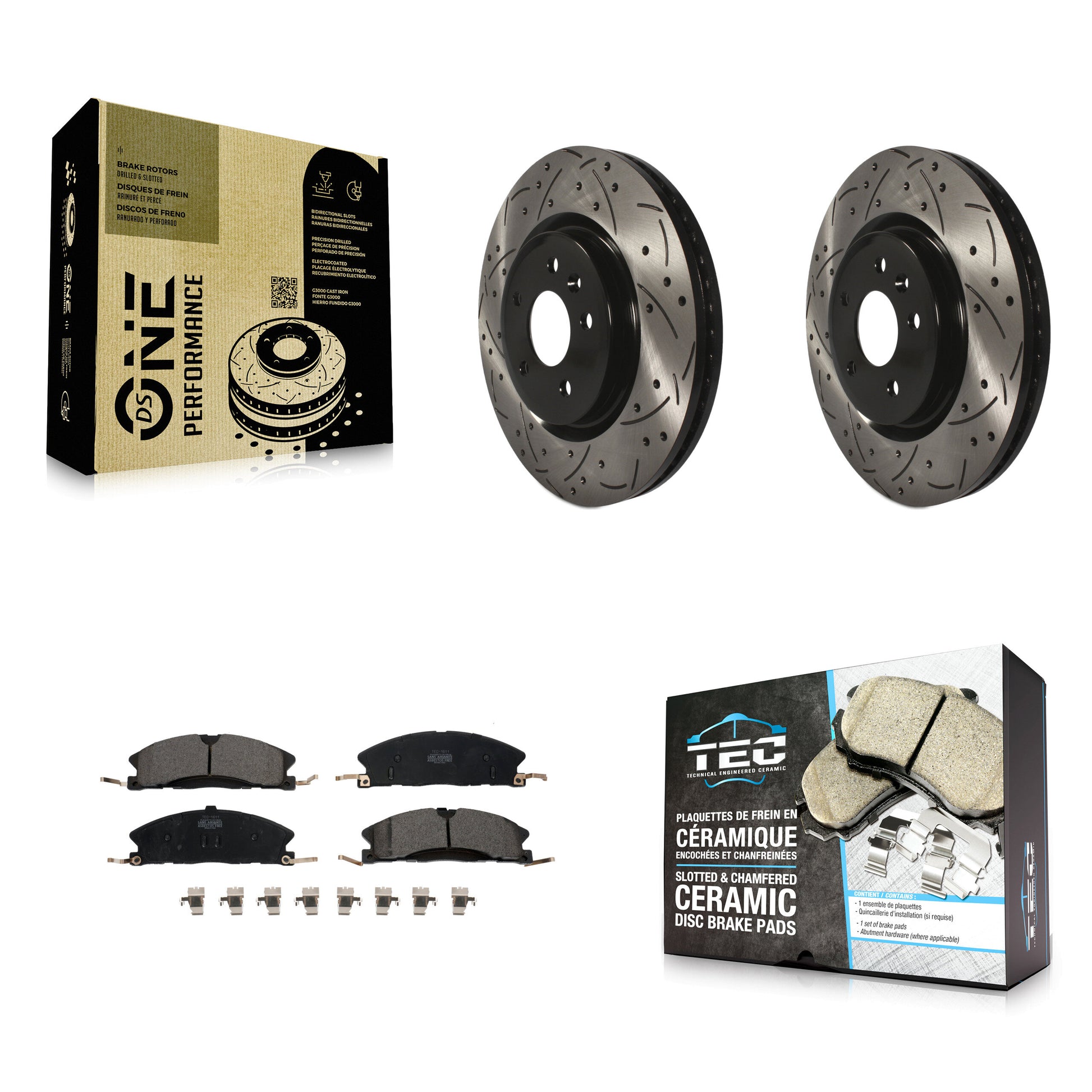 Transit Auto KDT-100029 Disc Brake Kit for 2013 Ford Explorer - Front