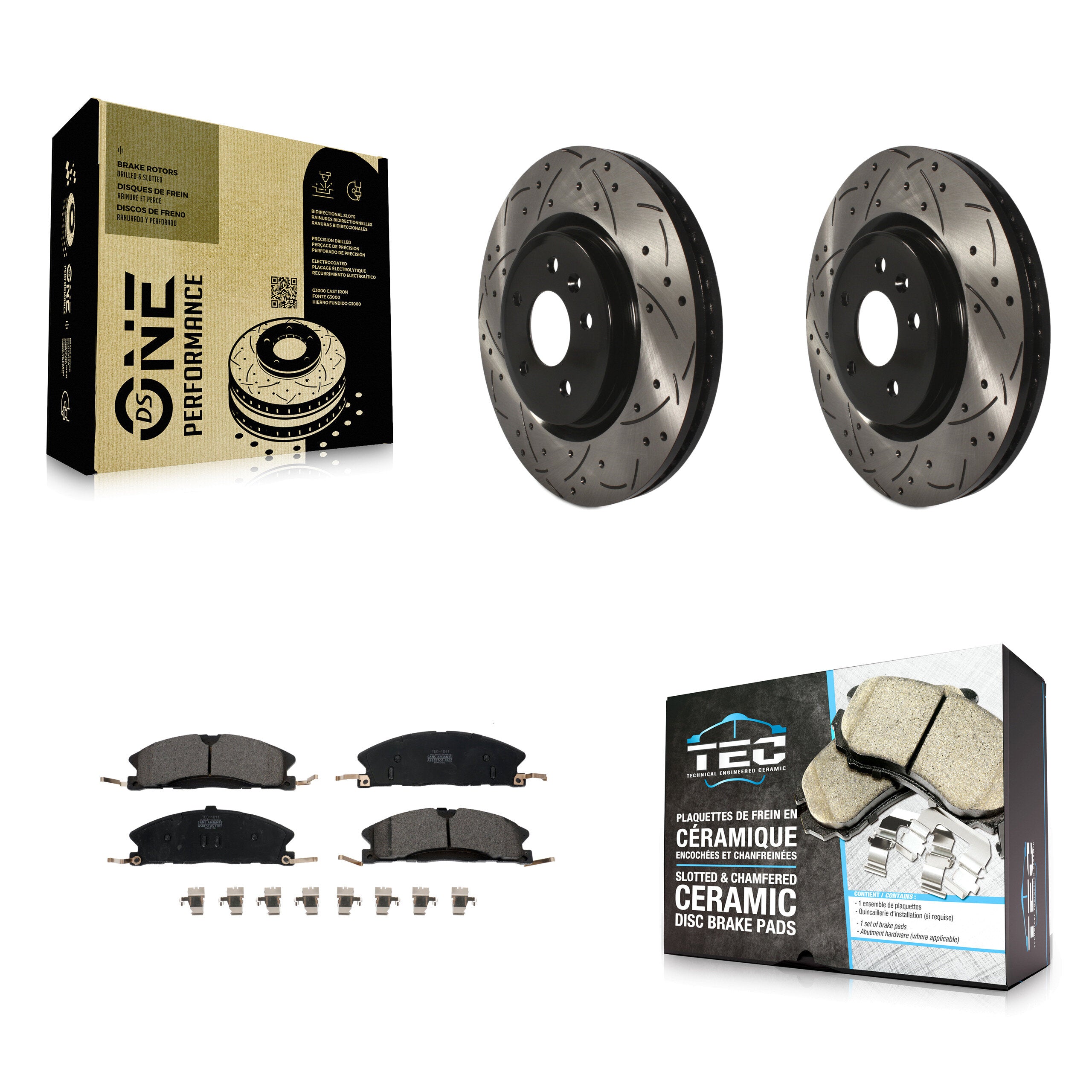 Transit Auto KDT-100029 Disc Brake Kit for 2013 Ford Explorer - Front