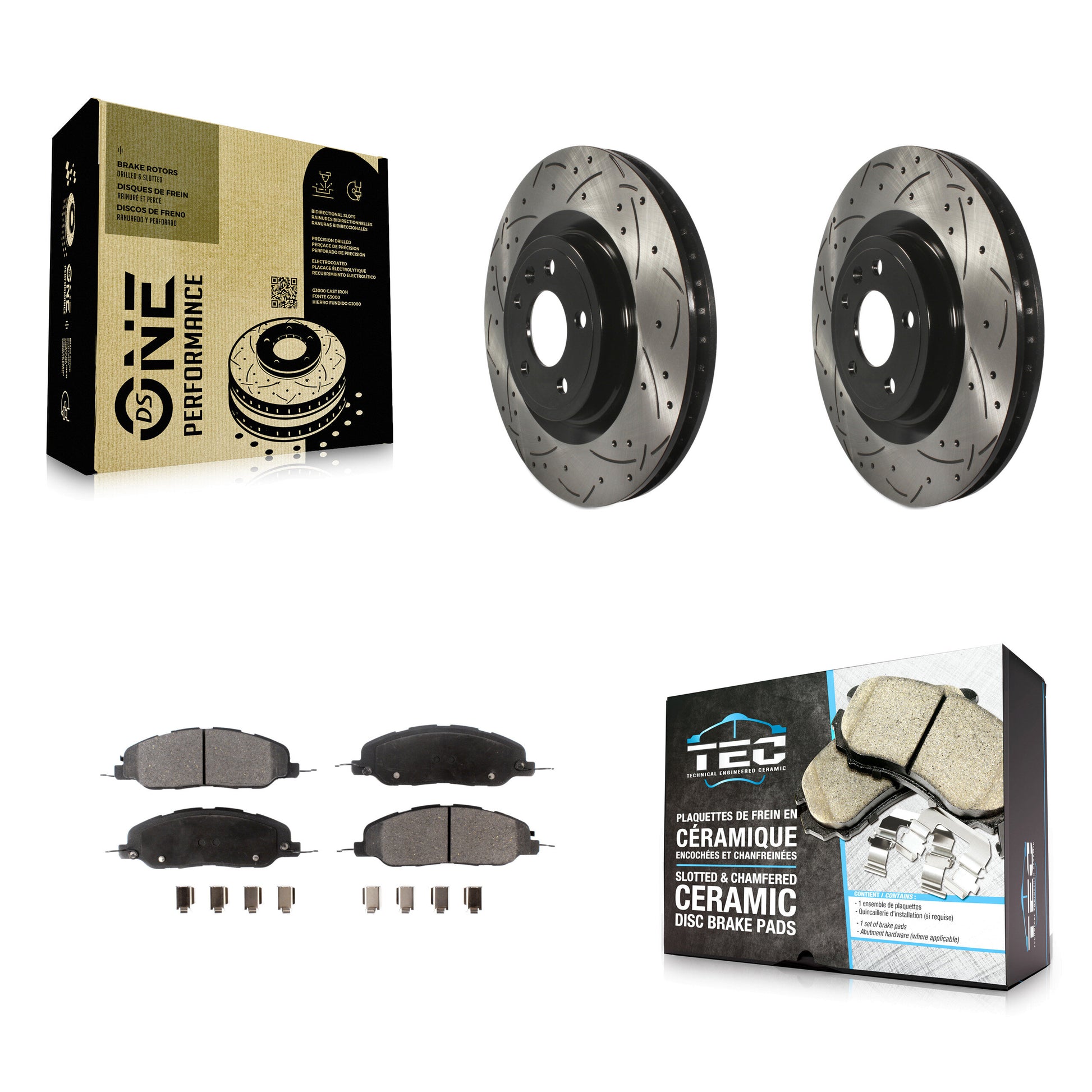 Transit Auto KDT-100031 Disc Brake Kit for 2011-2014 Ford Mustang - Front
