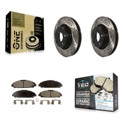 Transit Auto KDT-100037 Disc Brake Kit for 2015-2020 Ford Mustang - Front