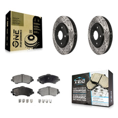 Transit Auto KDT-100049 Disc Brake Kit for 2008-2016 Chrysler Town & Country, Dodge Grand Caravan and More - Front
