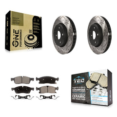 Transit Auto KDT-100052 Disc Brake Kit for 2011-2023 Dodge Durango, Jeep Grand Cherokee - Front