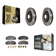 Transit Auto KDT-100054 Disc Brake Kit for 2009-2024 Chrysler Pacifica, Chrysler Grand Caravan and More - Front