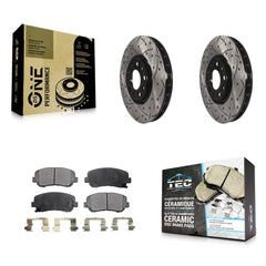 Transit Auto KDT-100055 Disc Brake Kit for 2013-2017 Chrysler 200, Dodge Dart - Front