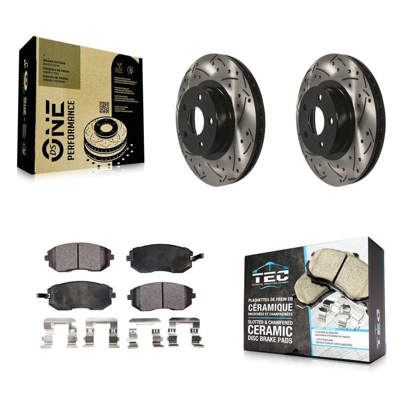 Transit Auto KDT-100060 Disc Brake Kit for 2002-2010 Subaru Impreza, Saab 9-2X, Subaru Legacy - Front