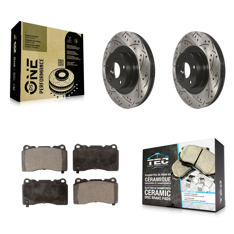 Transit Auto KDT-100073 Disc Brake Kit for 2019 Toyota 86 - Front