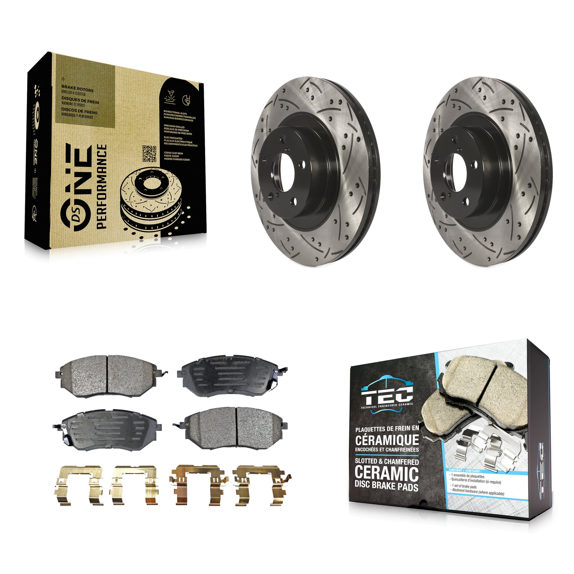 Transit Auto KDT-100074 Disc Brake Kit for 2009 Subaru Legacy - Front