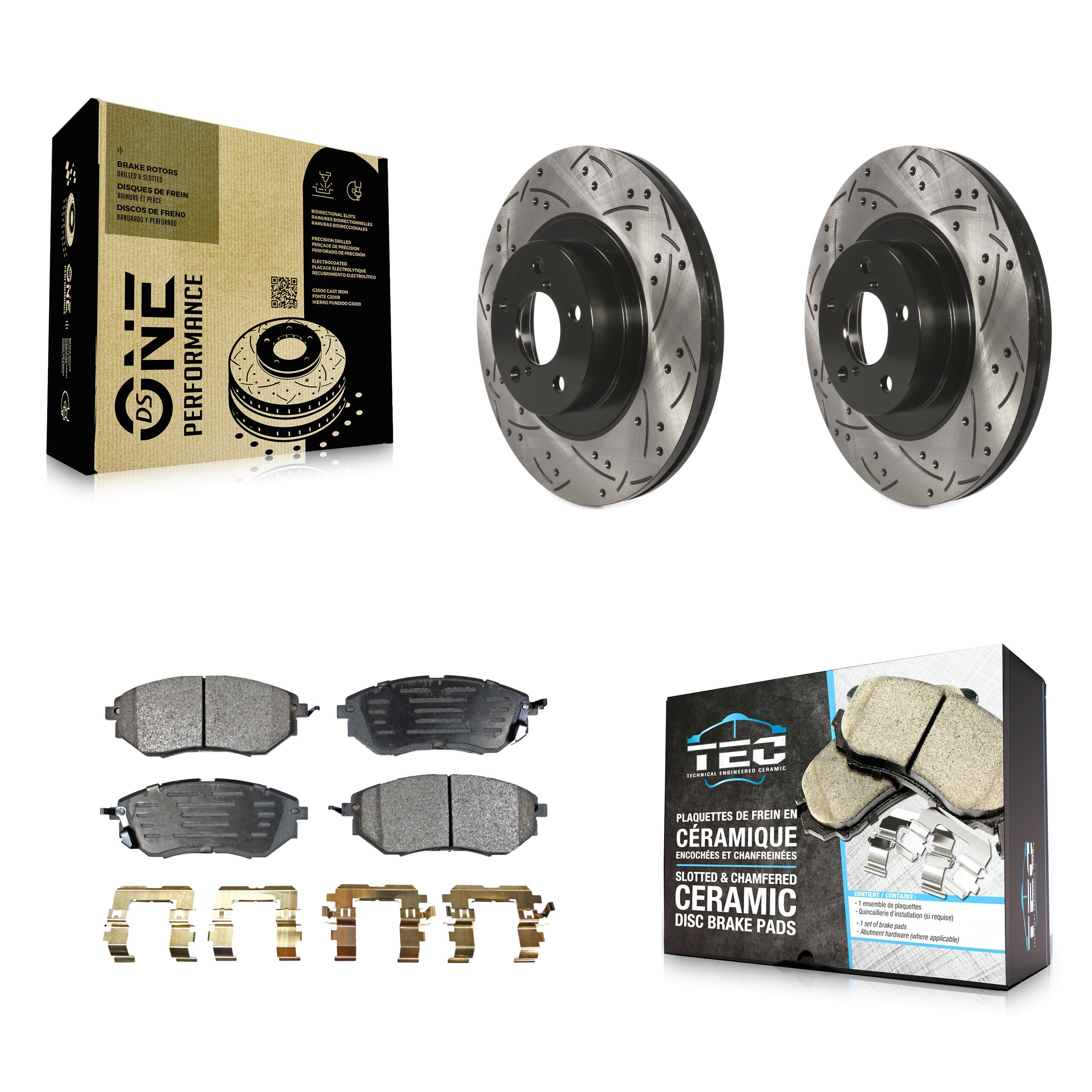 Transit Auto KDT-100074 Disc Brake Kit for 2009 Subaru Legacy - Front