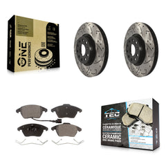Transit Auto KDT-100079 Disc Brake Kit for 2005-2019 Volkswagen Beetle, Volkswagen CC and More - Front