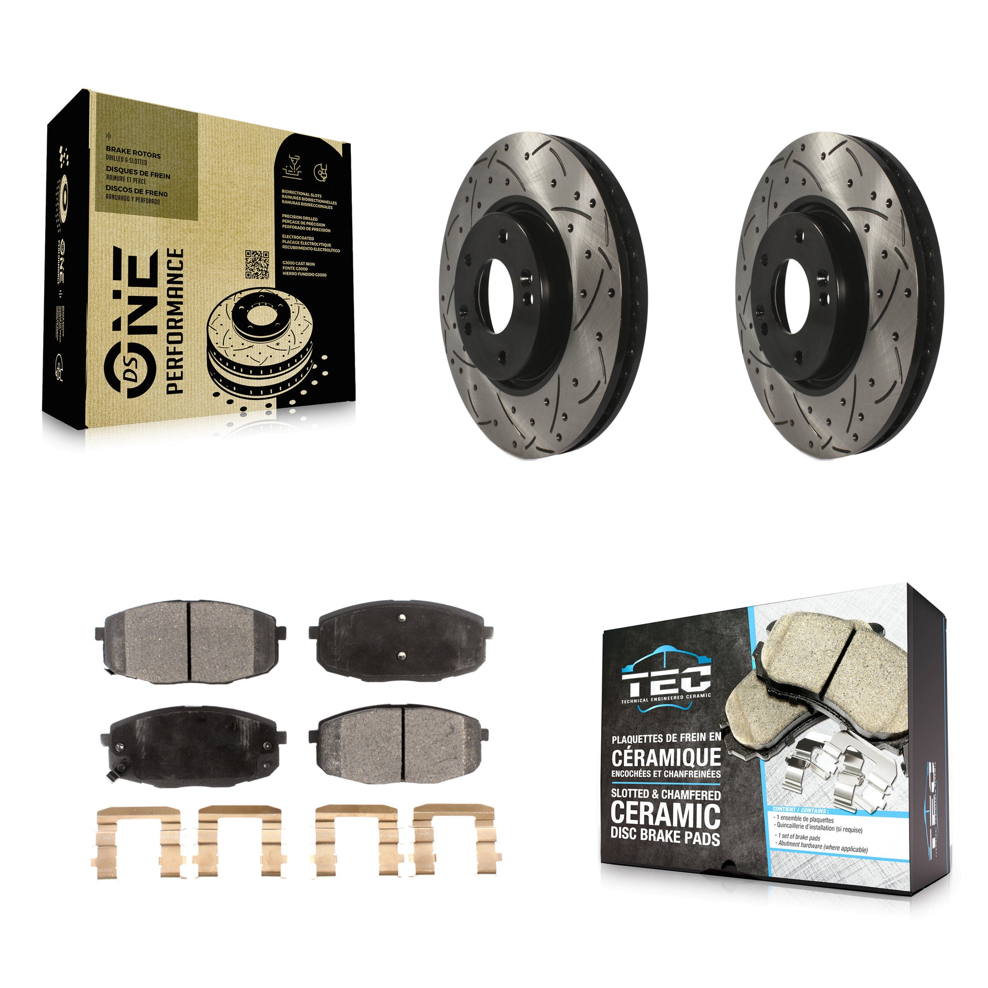 Transit Auto KDT-100086 Disc Brake Kit for 2010-2013 Kia Forte5, Kia Forte, Kia Forte Koup - Front
