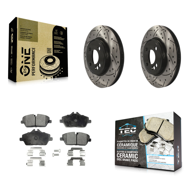 Transit Auto KDT-100117 Disc Brake Kit for 2007-2015 Mini Cooper - Front