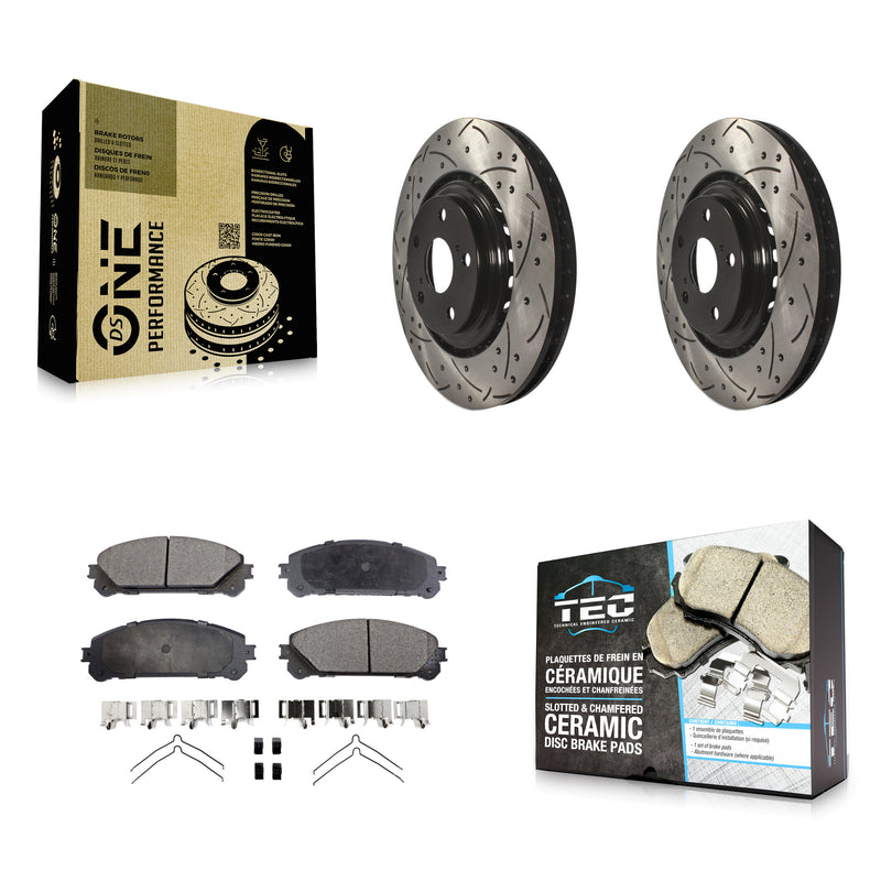 Transit Auto KDT-100119 Disc Brake Kit for 2008-2021 Lexus NX300, Lexus NX200t and More - Front