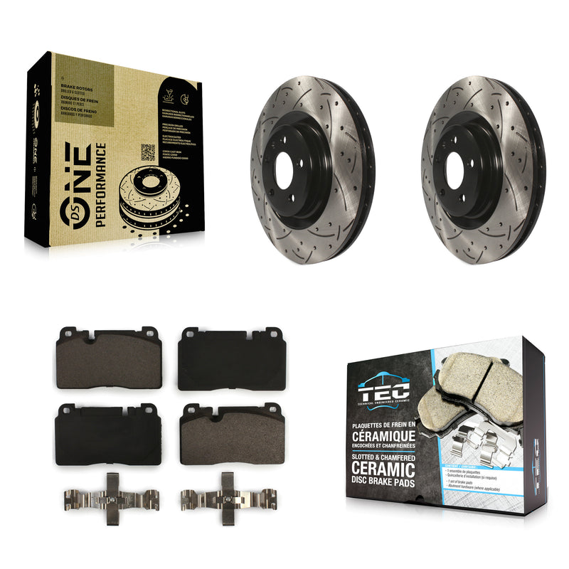 Transit Auto KDT-100133 Disc Brake Kit for 2013-2017 Audi Q5 - Front