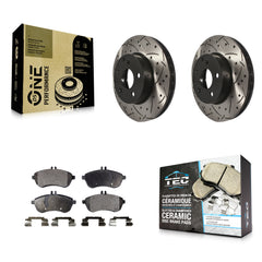 Transit Auto KDT-100140 Disc Brake Kit for 2008-2015 Mercedes-Benz C250, Mercedes-Benz C230, Mercedes-Benz C300 - Front