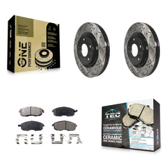 Transit Auto KDT-100143 Disc Brake Kit for 2011-2019 Nissan Juke, Nissan Sentra - Front