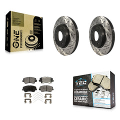 Transit Auto KDT-100146 Disc Brake Kit for 2016-2021 Hyundai Veloster, Hyundai Elantra GT and More - Front
