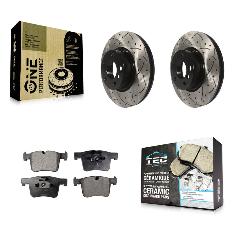 Transit Auto KDT-100148 Disc Brake Kit for 2011-2018 BMW X4, BMW X3 - Front