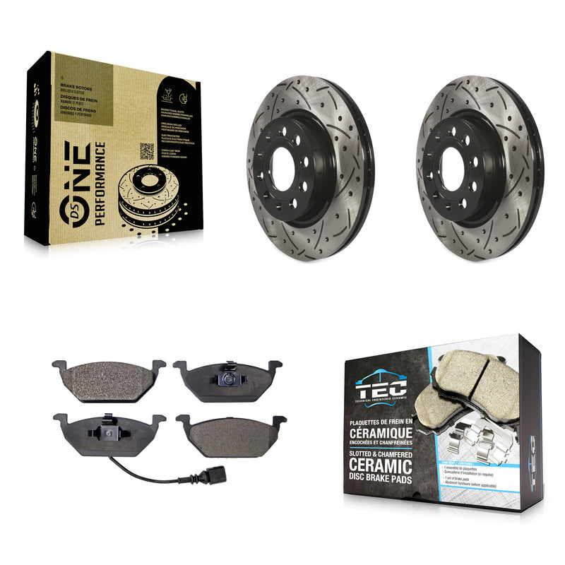 Transit Auto KDT-100150 Disc Brake Kit for 2011-2015 Volkswagen Jetta - Front