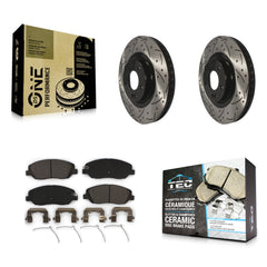Transit Auto KDT-100162 Disc Brake Kit for 2017-2019 Hyundai Santa Fe, Hyundai Santa Fe XL - Front