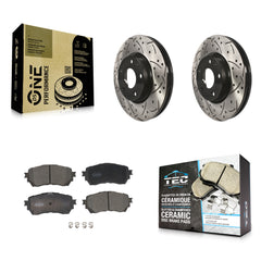 Transit Auto KDT-100164 Disc Brake Kit for 2014-2018 Mazda 6 - Front