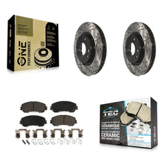 Transit Auto KDT-100182 Disc Brake Kit for 2014-2023 Nissan Rogue, Nissan Qashqai, Nissan Rogue Sport - Front