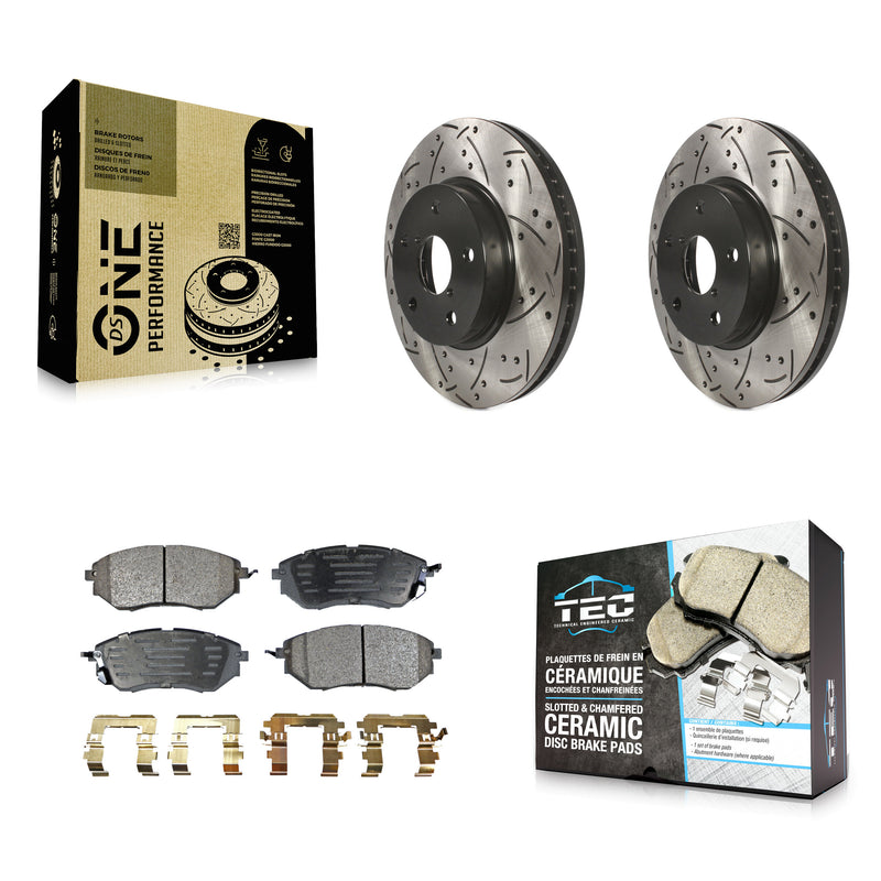 Transit Auto KDT-100185 Disc Brake Kit for 2015 Subaru Legacy - Front