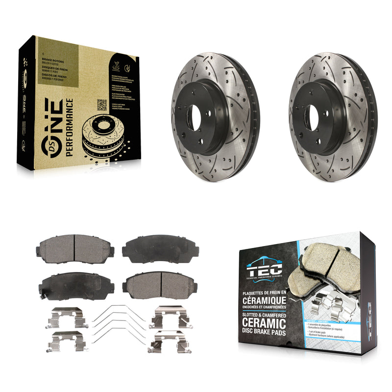 Transit Auto KDT-100186 Disc Brake Kit for 2016-2019 Subaru Legacy - Front
