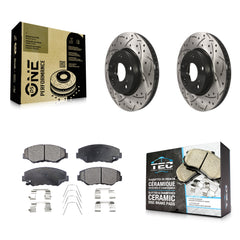 Transit Auto KDT-100187 Disc Brake Kit for 2016-2021 Honda Civic - Front