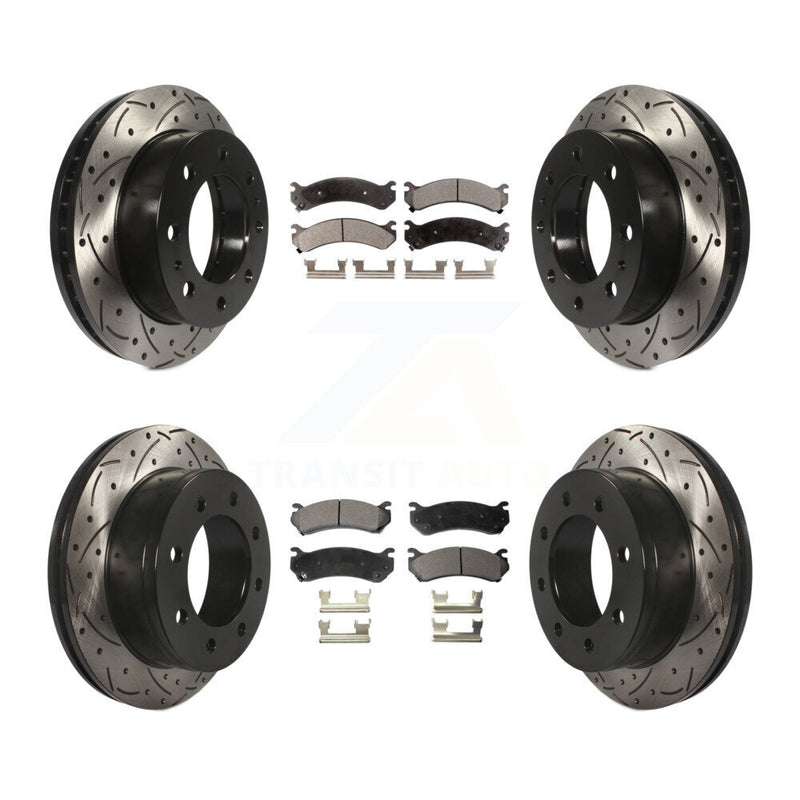 Transit Auto KDT-100191 Disc Brake Kit for 1999-2013 Chevrolet Suburban 2500, GMC Yukon XL 2500 and More - Front and Rear