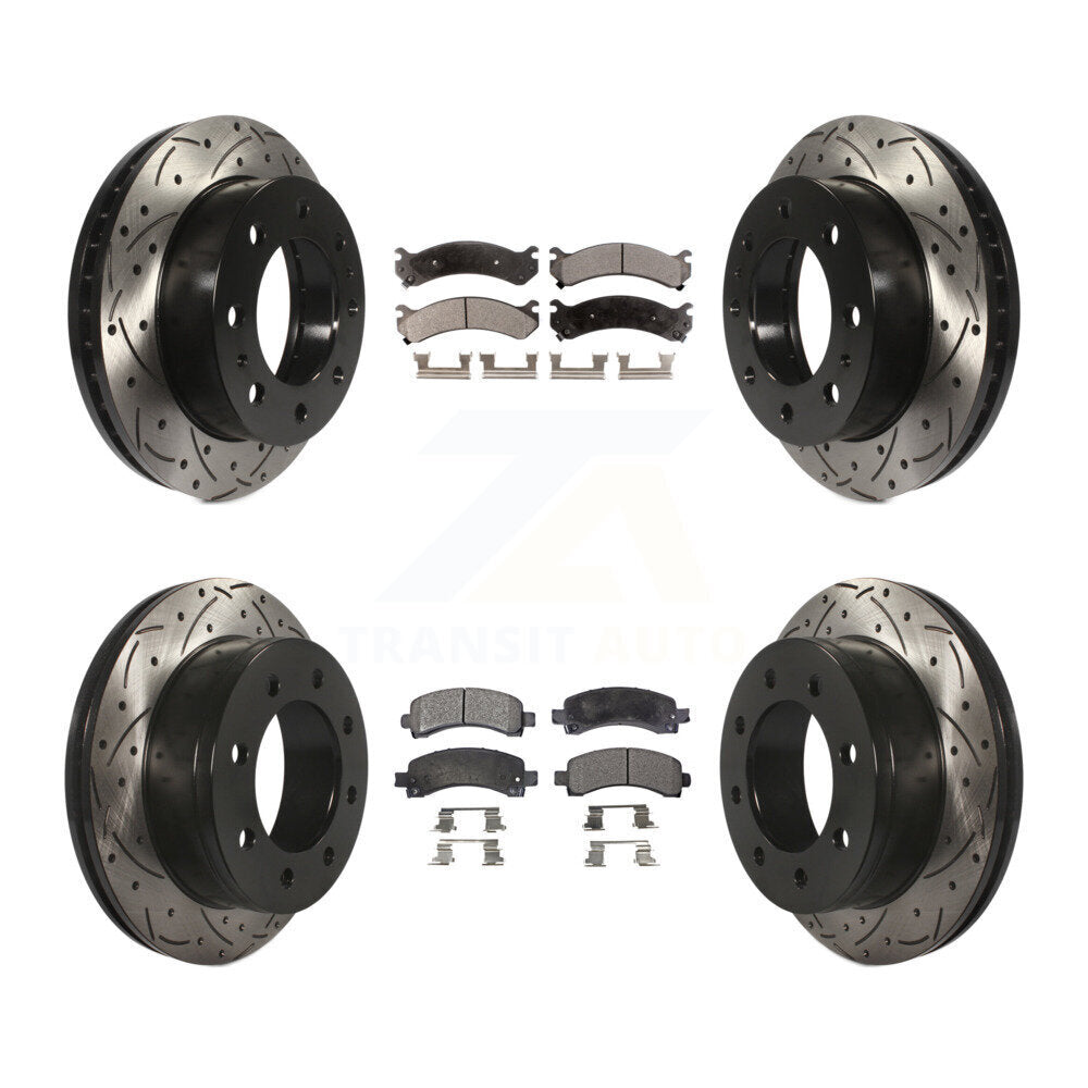 Transit Auto KDT-100192 Disc Brake Kit for 2006-2018 Chevrolet Express 2500, GMC Savana 2500 - Front and Rear