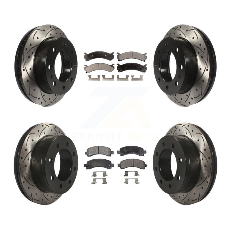 Transit Auto KDT-100192 Disc Brake Kit for 2006-2018 Chevrolet Express 2500, GMC Savana 2500 - Front and Rear