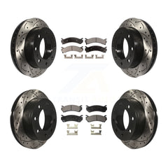 Transit Auto KDT-100193 Disc Brake Kit for 1999-2009 Chevrolet Silverado 1500 HD Classic, Chevrolet Suburban 2500 and More - Front and Rear