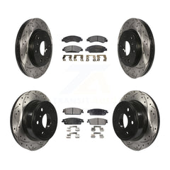 Transit Auto KDT-100196 Disc Brake Kit for 2007 Cadillac Escalade, Cadillac Escalade ESV and More - Front and Rear