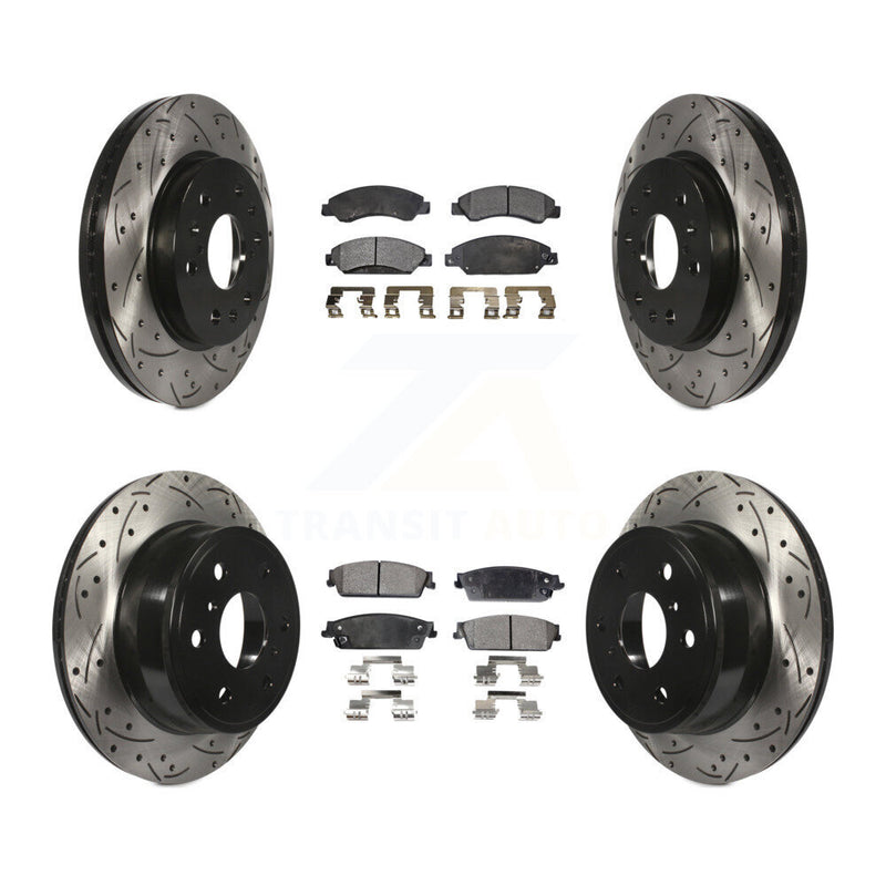 Transit Auto KDT-100196 Disc Brake Kit for 2007 Cadillac Escalade, Cadillac Escalade ESV and More - Front and Rear