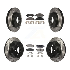 Transit Auto KDT-100197 Disc Brake Kit for 2008-2014 Chevrolet Silverado 1500, Chevrolet Tahoe and More - Front and Rear