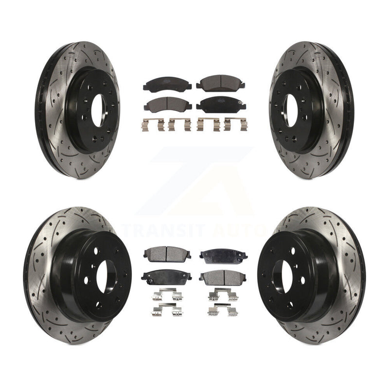 Transit Auto KDT-100197 Disc Brake Kit for 2008-2014 Chevrolet Silverado 1500, Chevrolet Tahoe and More - Front and Rear