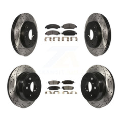 Transit Auto KDT-100198 Disc Brake Kit for 2014-2020 Chevrolet Suburban, Cadillac Escalade and More - Front and Rear
