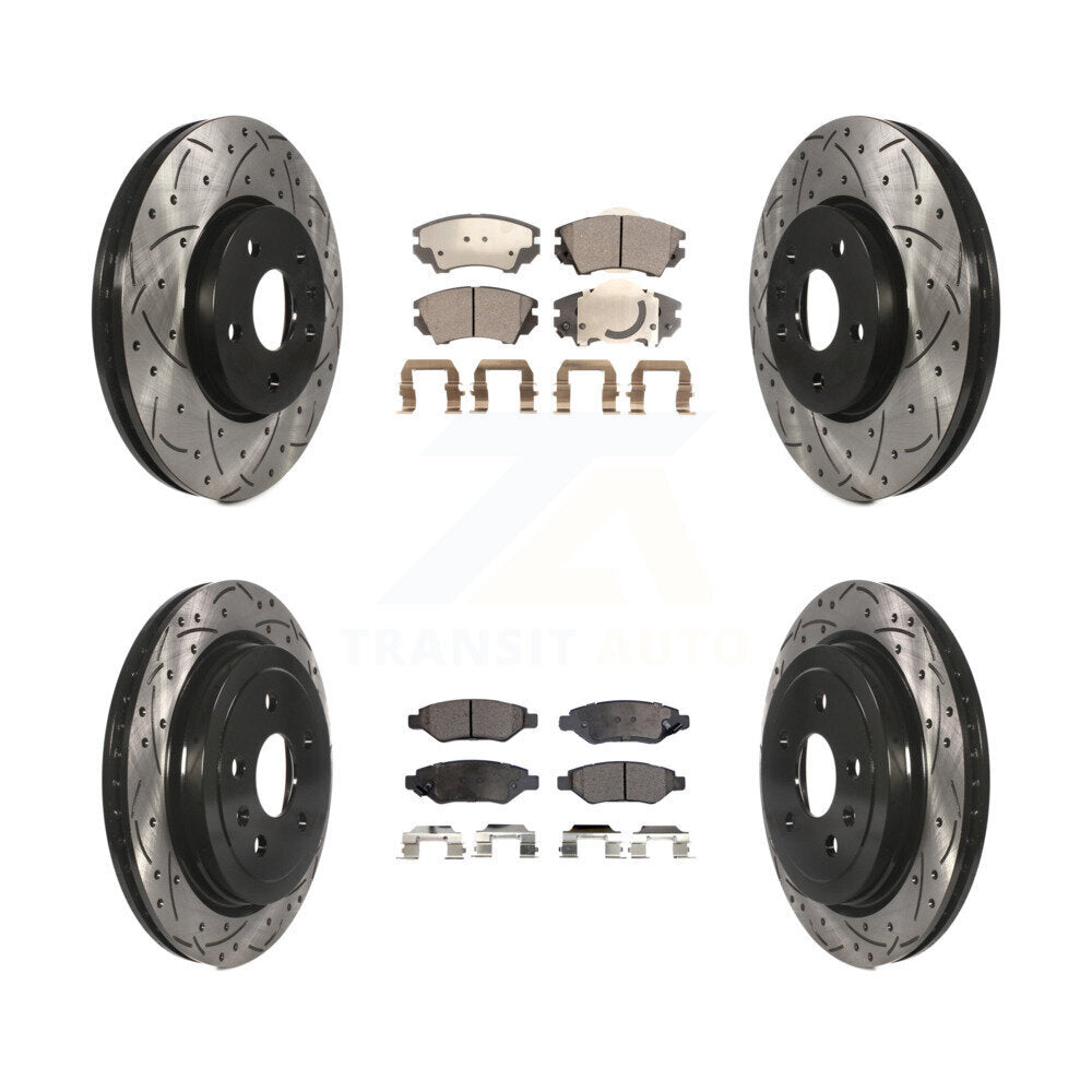 Transit Auto KDT-100200 Disc Brake Kit for 2010-2015 Chevrolet Camaro - Front and Rear