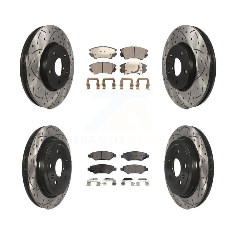 Transit Auto KDT-100200 Disc Brake Kit for 2010-2015 Chevrolet Camaro - Front and Rear