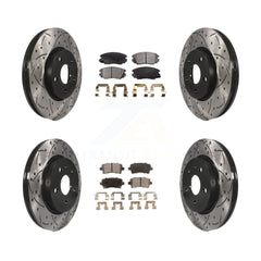 Transit Auto KDT-100202 Disc Brake Kit for 2010-2020 Chevrolet Malibu Limited, Chevrolet Impala and More - Front and Rear
