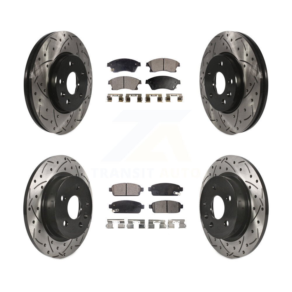 Transit Auto KDT-100203 Disc Brake Kit for 2011-2017 Chevrolet Cruze Limited, Chevrolet Sonic, Chevrolet Cruze - Front and Rear