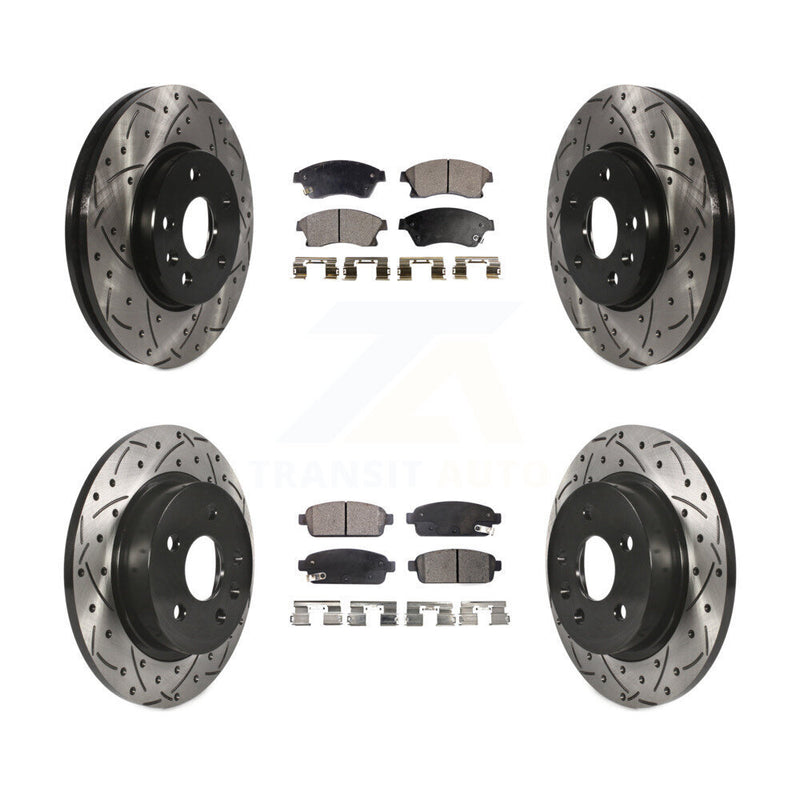 Transit Auto KDT-100203 Disc Brake Kit for 2011-2017 Chevrolet Cruze Limited, Chevrolet Sonic, Chevrolet Cruze - Front and Rear